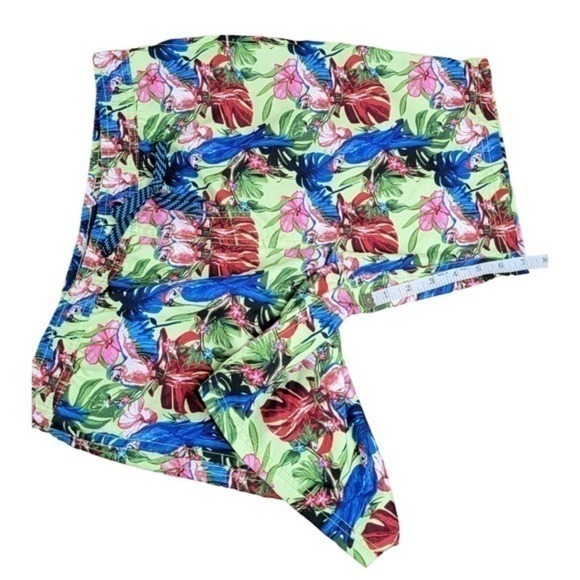 Members Only Tropical Parrot Swim Trunks size Medium Beach Pool Vacation Resort - Picture 5 of 6